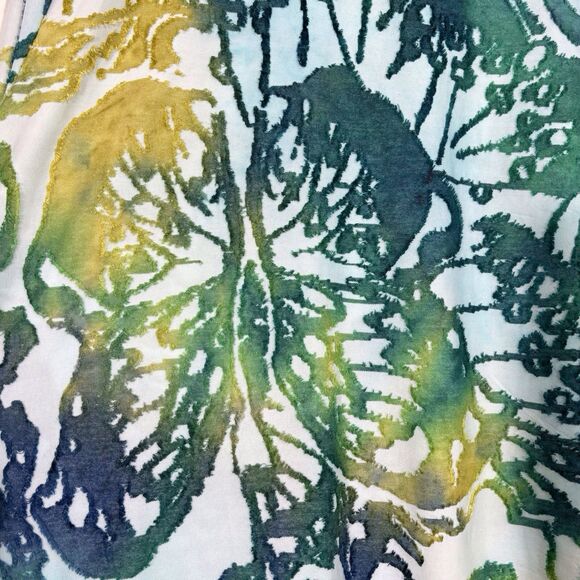 Calessa Butterfly Burnout Textured Tunic Top Shirt Womens Size 2X Boho Artsy - Picture 3 of 7